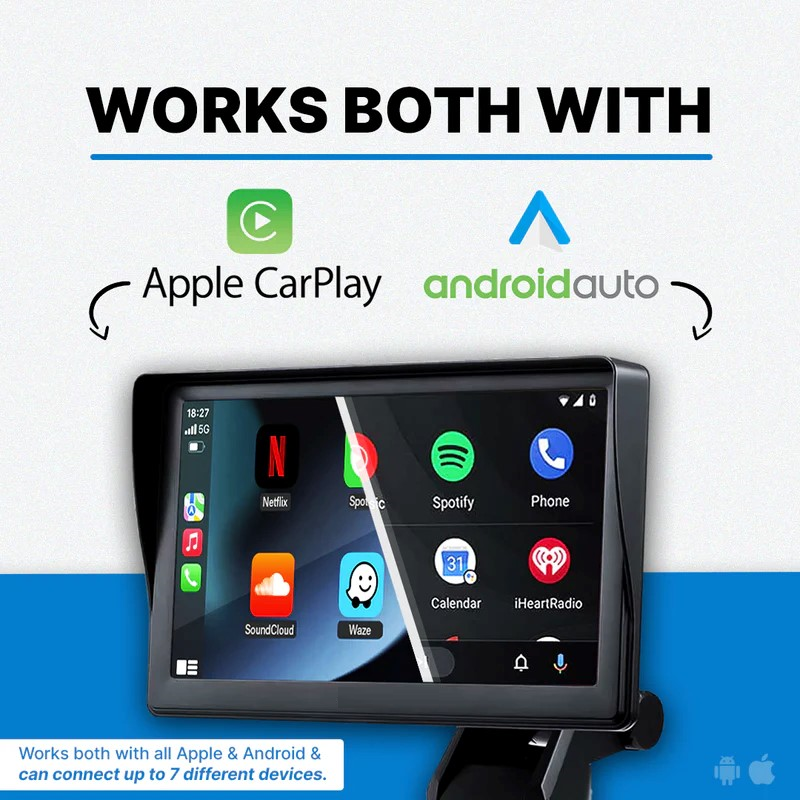 The CarScreen 7 Inch Display (2025 Model)