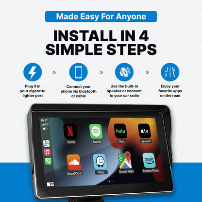The CarScreen 7 Inch Display (2025 Model)